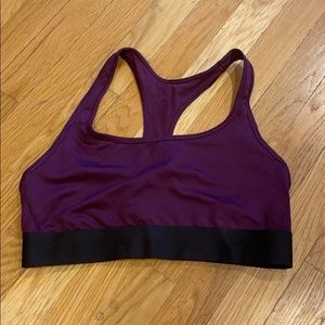 Victoria’s Secret maroon sports bra large
